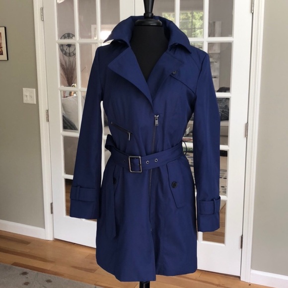 Marc NY Andrew Marc Belted Trench Coat - Picture 1 of 6